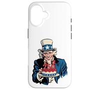 250 Years Uncle Sam Cake 250th Birthday Carcasa para iPhone 16