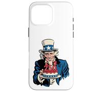 250 Years Uncle Sam Cake 250th Birthday Carcasa para iPhone 16 Pro MAX