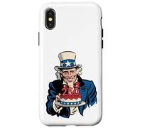 250 Years Uncle Sam Cake 250th Birthday Carcasa para iPhone X/XS