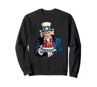 250 Years Uncle Sam Cake 250th Birthday Sudadera