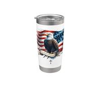 250 Years Under God - Family 1776-2026 Birthday American Vaso térmico de acero inoxidable de doble pared