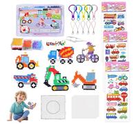 2500 Piezas Cuentas Para Planchar Y 3 Piezas De Pegatinas Para Coche Aquabeads Decoración Y Ideas De DIY Manualidades 3D Para Niños