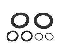 25076RP Pool Washer Ring Kit | 6 PCS Silicone Sealing Gaskets for Pool Plunger Valves/Above Ground Pools/Spa | Replacement for 10745 10262 10255