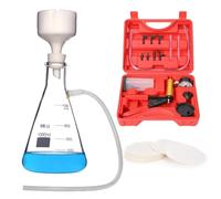 250ml equipo de filtración al vacío unidad de destilación de filtración al vacío de laboratorio, con bomba de filtración al vacío, botella de filtración, embudo de brinell, papel de filtro (250ML)