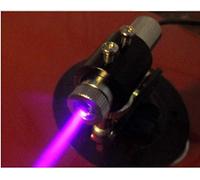 250mw 405nm 3~5V diodo azul/violeta Laser Punto Módulo 12 × 45mm / Grabado + Soporte + Adaptador