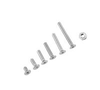 250pcs A2 Stainless Steel Hex Socket Screws and Nuts Set for Repair Tools