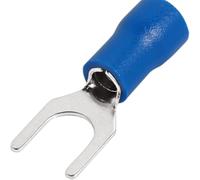 250pcs Fork Crimp Terminal Electrical Wire Connectors Spade Lugs Quick Splice Cables Insulation Shoe Plugs For Connection Screw(SV2-5)