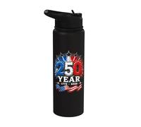 250th Anniversary 250 Year America Freedom Air Jets Stainless Steel Insulated Water Bottle