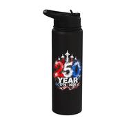 250th Anniversary 250 Year America Freedom Air Jets Stainless Steel Insulated Water Bottle