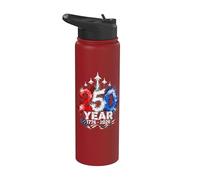 250th Anniversary 250 Year America Freedom Air Jets Stainless Steel Insulated Water Bottle