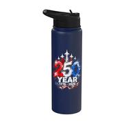 250th Anniversary 250 Year America Freedom Air Jets Stainless Steel Insulated Water Bottle