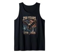 250th Anniversary 250 Year America Freedom Eagle Camiseta sin Mangas
