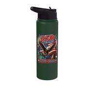 250th Anniversary 250 Year America Freedom Eagle Stainless Steel Insulated Water Bottle