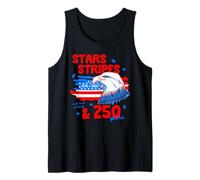 250th Anniversary Stars Stripes 250 Years American 4th July Camiseta sin Mangas