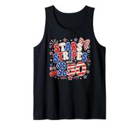 250th Anniversary Stars Stripes 250 Years American 4th July Camiseta sin Mangas