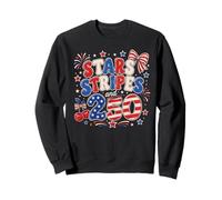 250th Anniversary Stars Stripes 250 Years American 4th July Sudadera