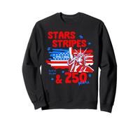 250th Anniversary Stars Stripes 250 Years American 4th July Sudadera