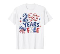 250th Anniversary USA 250 Years Free American 4th of July Camiseta