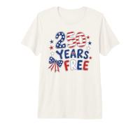 250th Anniversary USA 250 Years Free American 4th of July Camiseta Premium
