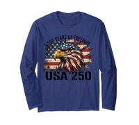 250th Anniversary USA Eagle Patriotic 4th of July Manga Larga