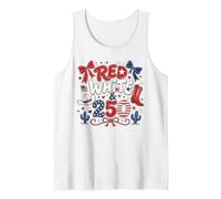 250th Anniversary USA Red White 250 Years Western 4th July Camiseta sin Mangas