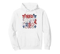 250th Anniversary USA Red White 250 Years Western 4th July Sudadera con Capucha