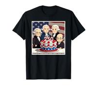 250th Years Founding Fathers 1776-2026 4th of July Party Camiseta