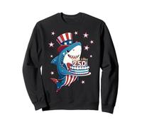 250th Years Shark 1776-2026 4th of July Party Sudadera