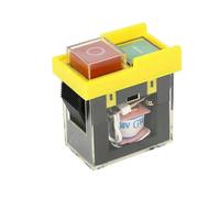 250V Electromagnetic Switches Waterproof Magnetic Start Button Power-Off Protections Self-Locking Switches for KJD6 5E4