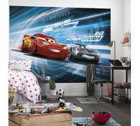 254x183cm Niños Dormitorio Pintado Coches 3 Disney Pared Mural Rayo Mcqueen Raza