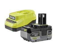 255327 Batería RYOBI de 4 Ah + Cargador RC18120A-140X