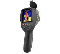 256X192 IR Cámara térmica portátil HT-18+ de alta resolución de HTI con 25 HZ, cámara visible de 300.000 píxeles, pantalla a color de 3,2" de fácil lectura, batería incluida