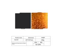 257 X 257 mm para Placa de Construcción X1 P1S A1, Lámina PEO PEY, Textura de Cama, Resorte de Acero de Doble Cara para Impresora 3D Lab P1