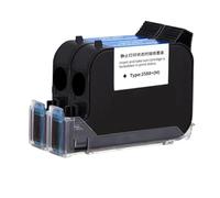 2588 2588+ 2588+M 12,7 mm Cartucho de Tinta Colorido de Secado rápido a Base de solvente ecológico Compatible con Impresora de inyección de Tinta portátil no cifrada(1 Black cartridges)