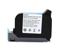 2588+ 2588+(M) Cartucho de Tinta ecosolvente 2588 Cartucho de Tinta para Impresora portátil 12,7 mm 600 PPP Sin cifrado Compatible con codificador de inyección de Tinta(2588-Black)