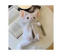 (25CM-2)25cm German roll cat pencil case doll simulation plush toy figurine cartoon anime cute pillow cushion home decoration children's