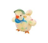 25cm Electric Plush Toy Chicken that Lays Eggs with Music and Dancing for Boys and Girls
