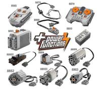 (25CM Line)Power Functions All Parts Technic Motor Remote Receiver Battery Box Lot For Lego