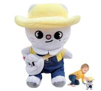 25cm Stray Kids Peluche, Juguete de Peluche Skzoo, Tray Kids Muñeco de Pelu-che, Pel-uche Skzoo Stray Ki-ds, Skz0o Juguete de Pe-luche, Skz0o de dibujos animados de pe-luche, para Niños y Fans (A)