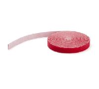 25FT. HOOK AND LOOP ROLL - RED - RESUAB LE HKLP25RD