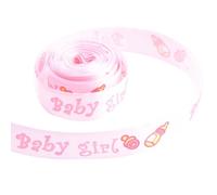 25mm 10yard Baby Boy/Girl Printed Ribbon Colorful Decorative Ribbons Colorful Decorative Ribbons for DIY Birthdays Weddings Baby Showers and More