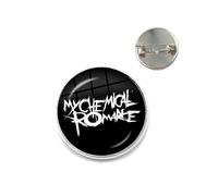 (25mm,2)2022 Fashion Badge Jewelry Rock Band My Chemical Romance Brooch Music Band Pins Gift for Men and Women Gift