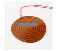 25mm 5W 12V DC Flexiable Round Eeletric Polyimide Film Heater Heating for Electrical Wires