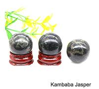 25MM Natural Crystal Ball Quartz Stones Round Gemstones Collection Mineral Wicca Chakra Massage Globe Home Decor,The Great Jasper,1Pcs