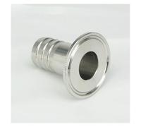 25mm Tube Barbed- Tri Clamp 1.5" Ferrule O/D 50.5mm 304 Stainless Steel Ferrule Clamp Pipe Connector Fitting SMGLRUEAT
