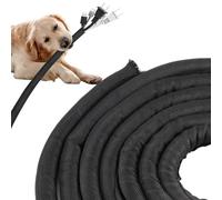 25mm x 3m Cables Trenzado Manguito de Cable Recoge, Protector de Cables Autocierre, Organizador Cubre Cables Negro, Manguito de Cable Auto, Cubre Cables, Protector Cable, para Gatos y Perros