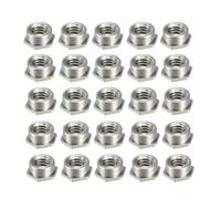 25Pc M3x0.5/M4x0.7mm Pitch Hex Head Carbon Steel Blind Hole Self Clinching Standoff Nut FS-M3-1/FS-M3-2/FS-M4-1/FS-M4-2 Fastener(FS-M4-1 1.5mm)