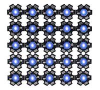 25pcs 3W 395nm-400nm Chip de Luz LED, Luz Ultravioleta LED, Chip LED UV de Alta Potencia, Cuentas de Luces LED, Diodos LED Chip con Base de Aluminio
