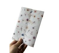 25Pcs beautiful wild flowers and butterfly Vellum Jacket Wrap suitable for a 5 x 7 Wedding Invitation para Ofituria(Color2)