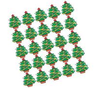 25pcs Broche Pin Insignia Tema Navideño Liderado Luminoso Decoraciones de Bricolaje Decoraciones de Bricolaje con Bellamente adornos. Su Diseño a Vibr F Brochebreastpinchristmas